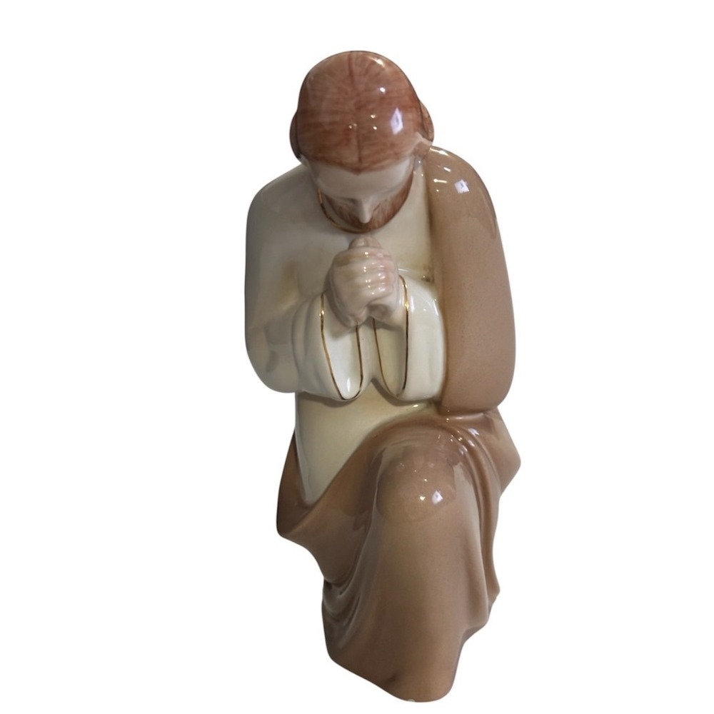 Giovanni Ronzan Jesus Christ Figure Original Rare OOAK 7" tall signed on bottom